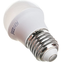 Светодиодная лампа Jazzway PLED-ECO 5Вт G45 шар матовая 3000К теплый белый E27 400лм 230В/50Гц 1036957A
