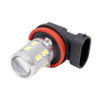 Автолампа диод SKYWAY H11 12V 12 SMD + 1 HP 1-конт Белая комп.2 шт дальн.с/ближ.с/птф S08201005
