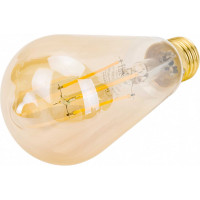 Светодиодная лампа General Lighting Systems FIL Диммируемая ST64S-13W-E27-2700K Золотая 686900