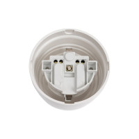 Розетка МЕЗОНИНЪ пластиковая с заземляющим контактом, цвет - белый GE30301-01