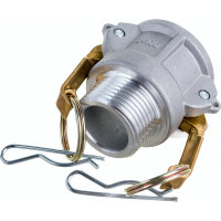 Камлок соединение типа B (1"; розетка; наружная резьба BSP; алюминий) TITAN LOCK TL100BAL