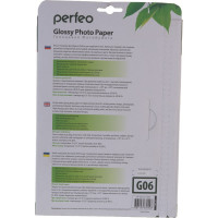 Глянцевая фотобумага Perfeo А4, 170 г/м2, 50л, PF-GLA4-170/50 30006480