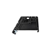 Пластиковый зажим на DIN-рейку EKF 1 винт EW 100 шт PROxima ahdw-ew