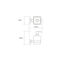 Дозатор для жидкого мыла WasserKRAFT Dill K-3999