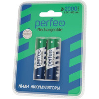 Аккумулятор Perfeo AA2000mAh/2BL Пластик 30014783