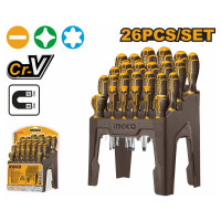 Набор отверток INGCO 26 шт INDUSTRIAL HKSD2628