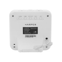 Часы-радио Harper HCLK-2060 white gray H00003324