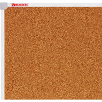 Пробковая доска BRAUBERG 70x50 см, ПВХ рамка 238188
