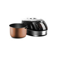 Мультиварка Centek Ceramic черный/сталь 860 Вт, 5 л, LED, 21 программа CT-1472