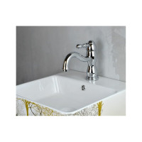 Смеситель для раковины Bronze de Luxe ТИФАНИ хром 1901CR