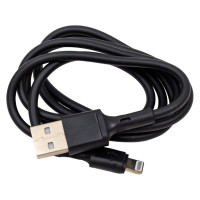 Автомобильное зарядное устройство More Choice 2USB 2.4A для Lightning 8-pin AC22i Black
