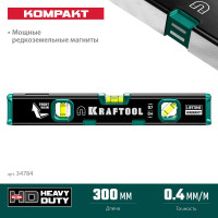 Компактный магнитный уровень KRAFTOOL 300 мм 34784