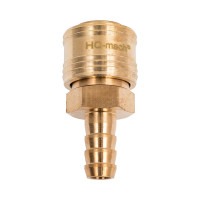 Соединение быстросъемное пневматическое HQ-SH11 «мама»-елочка 12 мм (латунь) HQ-mech УТ000002465