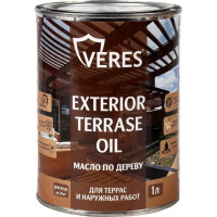 Масло для дерева VERES exterior terrase oil, 1 л, сосна 255546