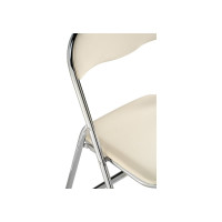 Складной стул Woodville Fold 1 beige/chrome 15481