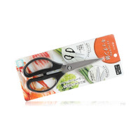 Кухонные ножницы TOJIRO нержавеющая сталь, многофункциональные, рукоять пластик, силикон FC-424