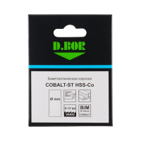 Биметаллическая коронка COBALT-ST M42, 60 мм, мелкий зуб D.BOR D-HS-BIM-ST-38-060