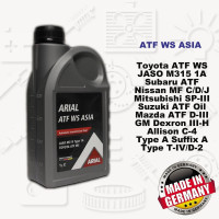 Трансмиссионное масло ARIAL ATF WS, Asia, 1 л AR001910020