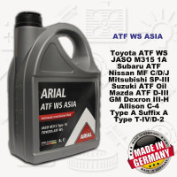 Трансмиссионное масло ARIAL ATF WS, Asia, 4 л AR001910030