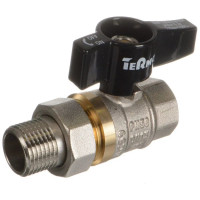 Шаровой кран Terma CB 1/2 бабочка с американка 25691