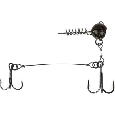 LUCKY JOHN Остнаска стал. DEEP PIKE STINGER RIG L+FLEXHEAD 15г LJP7403-L015