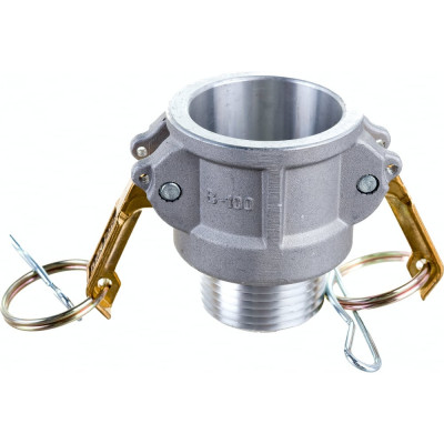 TITAN LOCK Камлок соединение типа B розетка наружная резьба BSP алюминий TL100BAL