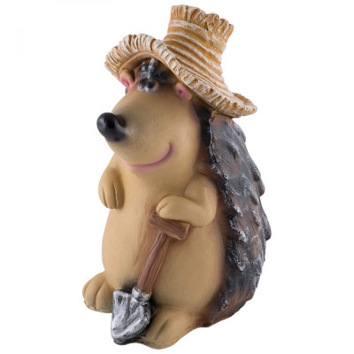 Park Фигурка садовая Ежик в шляпе с лопатой Н-43см 169421