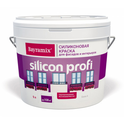 BAYRAMIX Краска в/ д Silicon Profi, 13 кг / 9, 0 л BSP-130/090