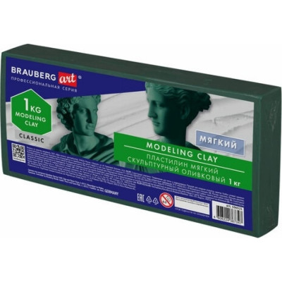 Скульптурный пластилин BRAUBERG ART CLASSIC 106521