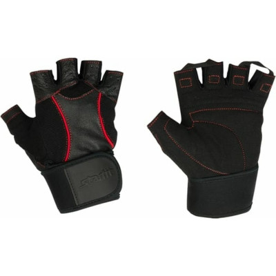 STARFIT Перчатки атлетические SU-120, чёрный УТ-00009555
