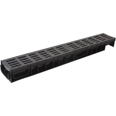 Ecoteck Лоток MEDIUM 100.65 h85 с решеткой пластиковой, кл.В125 46627