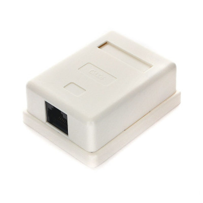 Cablexpert Розетка RJ-45 кат.6 внешняя 1 порт, 110&Krone NA216