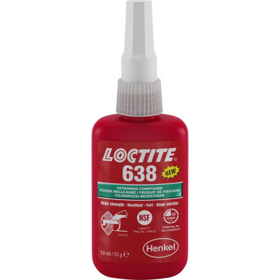 Быстроотверждаемый вал-втулочный фиксатор LOCTITE 638 S 1803357