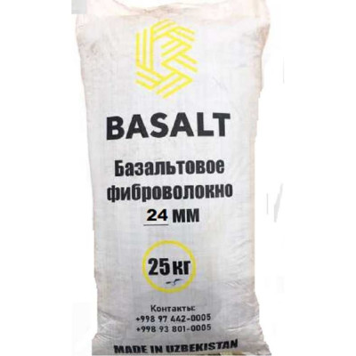 Basalt Базальтовая фибра 24 мм, 25 кг 4687203015497