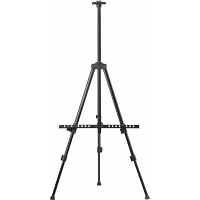BRAUBERG Мольберт-тренога металлический переносной, телескопический, 94x168x89 см, чехол, ART, 192266