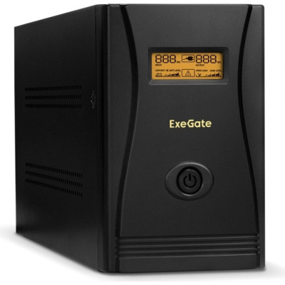 ExeGate ИБП SpecialPro Smart LLB-1000.LCD.AVR.C13.RJ 1000VA/6/IEC-C13, RJ45/11, Black 285485