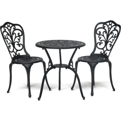 Tetchair Комплект Secret De Maison Romance (стол +2 стула) алюминиевый сплав, D60/H67, 53x41x89см, 10668