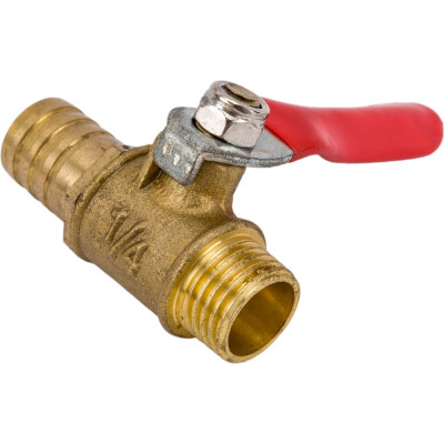 Pegas pneumatic Краник латунный елочка резьба наружная 1/4