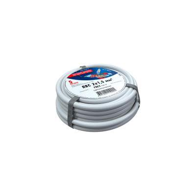 REXANT Провод ПВС 2x1,5 мм2, белый, 5 м, ГОСТ 7399-97 01-8035-5