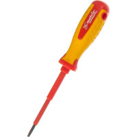 Отвертка Insulated SL3,0x80 мм MATRIX CrMo, до 1000 В, двухкомп. рукоятка// PROFESSIONAL 12914