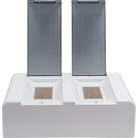 Щит открытой проводки на 18 модулей с дверцей Рувинил 68018