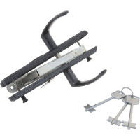 Врезной сувальдный замок AVERS ЗВ9-4-1-4 /серебро/ 20751 00020751