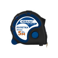 Рулетка Оптима (5м x 19мм) КОБАЛЬТ 646-737
