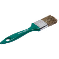 Флейцевая кисть, толщина 11мм, 70% ПЭT / 30% натуральная щетина, нержавеющий обжим, пластиковая ручка, ширина 40мм МASTER COLOR 30-0232