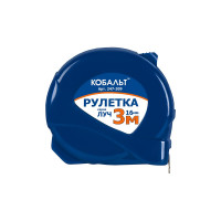 Рулетка 3 м x 16 мм корпус из ABS пластика КОБАЛЬТ Луч 247-309