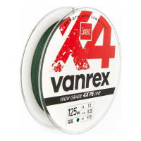 Плетеная леска LUCKY JOHN Vanrex х4 BRAID Moss Green 125/020 LJ4114-020