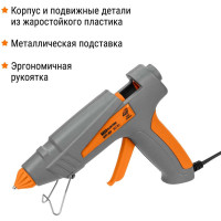 Клеевой пистолет TDM ELECTRIC КП-80 11,3 мм, с подставкой, шнур 1,3 м, 80 Вт, Т=220 С "Алмаз" SQ1024-0102