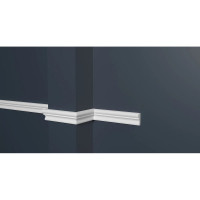 Стеновой молдинг Decor-Dizayn ударопрочный влагостойкий под покраску 19Х8Х2000 мм DD602