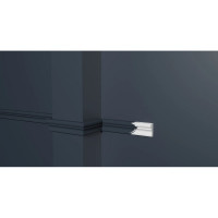 Стеновой молдинг Decor-Dizayn ударопрочный влагостойкий под покраску 19Х8Х2000 мм DD602