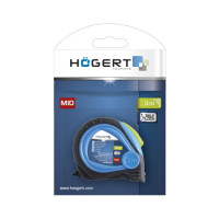 Рулетка HOEGERT TECHNIK 3 м, MID, PTFE HT4M423